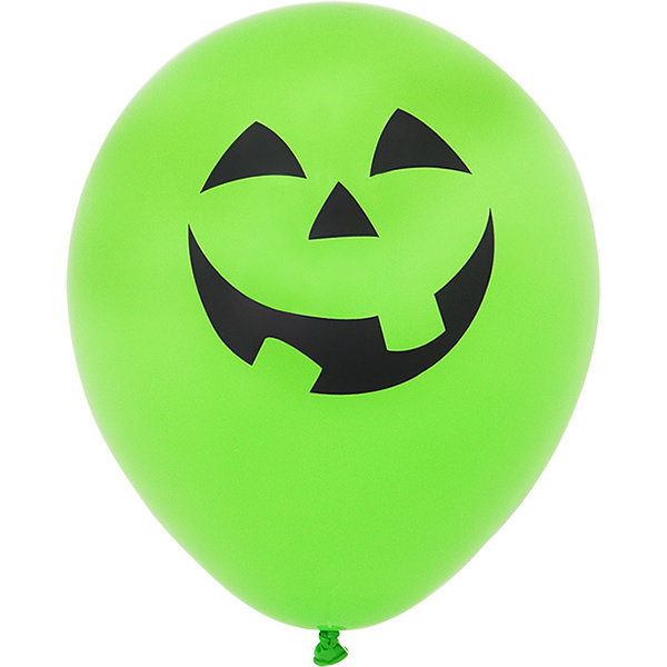 [할인] 할로윈풍선 펌프킨 그린 10입