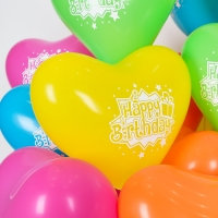 [셈퍼텍스] 30cm 하트풍선 생일선물 [5입]