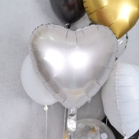[Anagram] 은박하트 플래티늄 18인치