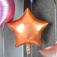 [Anagram] 은박헬륨풍선 별 암버 19인치