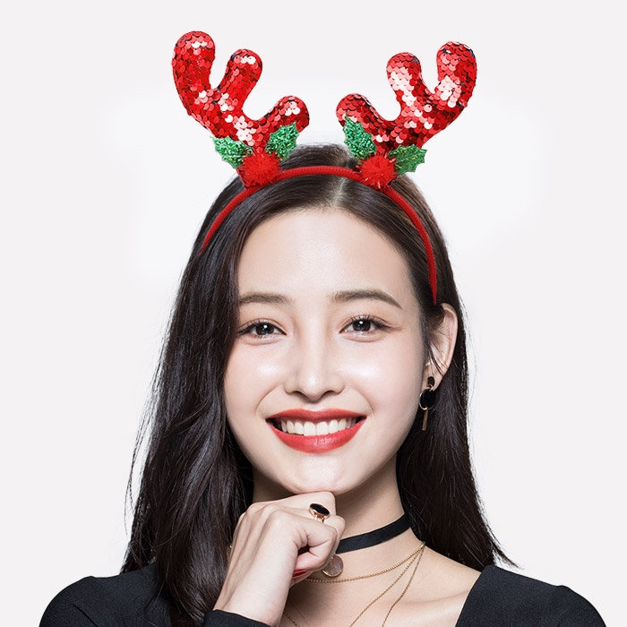 [인기] 스팡클 루돌프머리띠