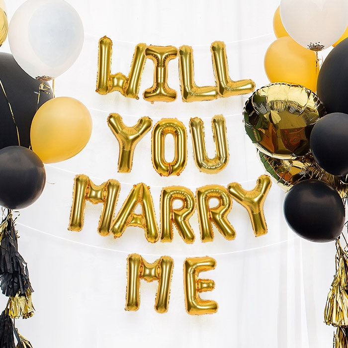 은박풍선세트 WILL YOU MARRY ME [3색]