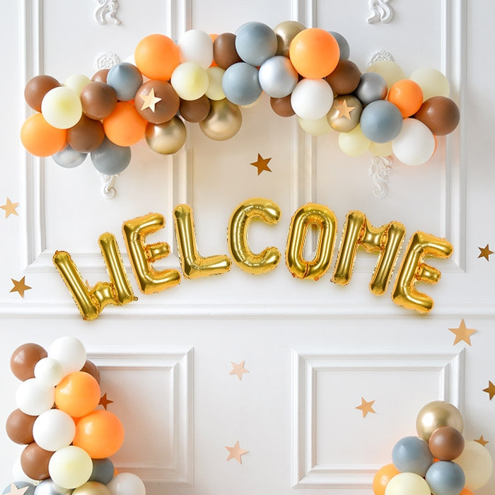 은박풍선세트 WELCOME [3색]