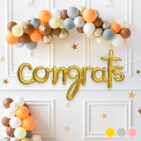 이니셜은박풍선 congrats [3색]