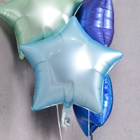 [Anagram] 은박별 샤틴파스텔 블루 19인치