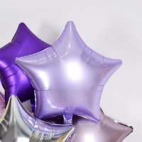 [Anagram] 은박헬륨풍선 별 샤틴파스텔 라일락 19인치