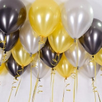 천장풍선세트 펄시크 3색혼합 [온라인한정]