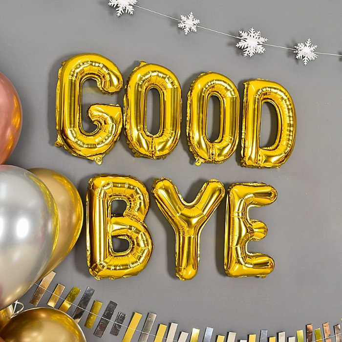 은박풍선세트 GOOD BYE [3색]