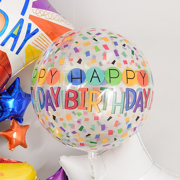 [Anagram] 옹브레 40cm 투명 생일레인보우