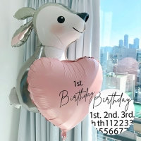 [조이파티] 버블스티커 Birthday 숫자세트 [블랙]