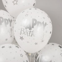 [셈퍼텍스] 30cm 생일판타지 화이트 메탈잉크 [6입]