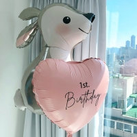 회원전용 추가할인중 [GRABO] 은박하트 마카롱 18인치 [5색]