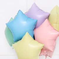 [GRABO] 은박헬륨 별 마카롱 18인치 [5색]