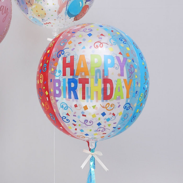 [Anagram] 옹브레 40cm 생일칼라풀 스트리머