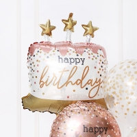 [GRABO] 은박헬륨 생일케익 컨페티 33인치