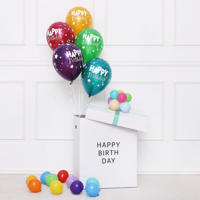 벌룬인어박스 [소] 생일판타지 듀오벌룬
