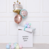 벌룬인어박스 [소] 생일케익컨페티