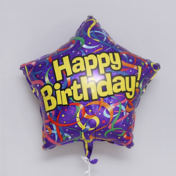 [GRABO] 은박 생일퍼플스타 19인치