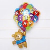 [GRABO] 은박 생일벌룬베어 42인치