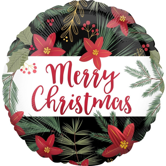 [Anagram] 은박 샤틴 크리스마스 포인세티아 18인치