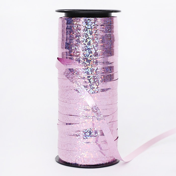 컬링리본 90m [홀로그램 핑크]