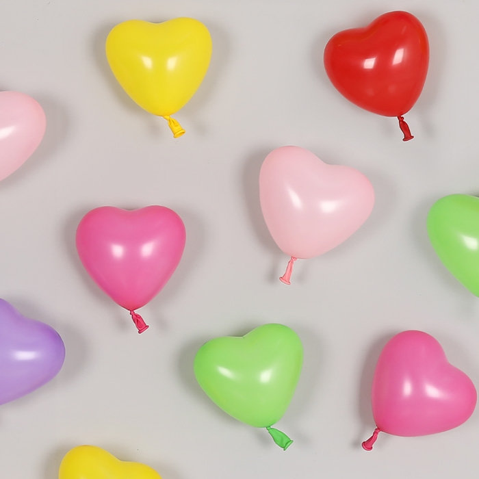 [셈퍼텍스] 하트 15cm 일반혼합 [10입]