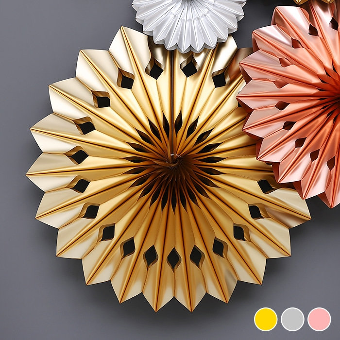 메탈릭팬 45cm [3색]