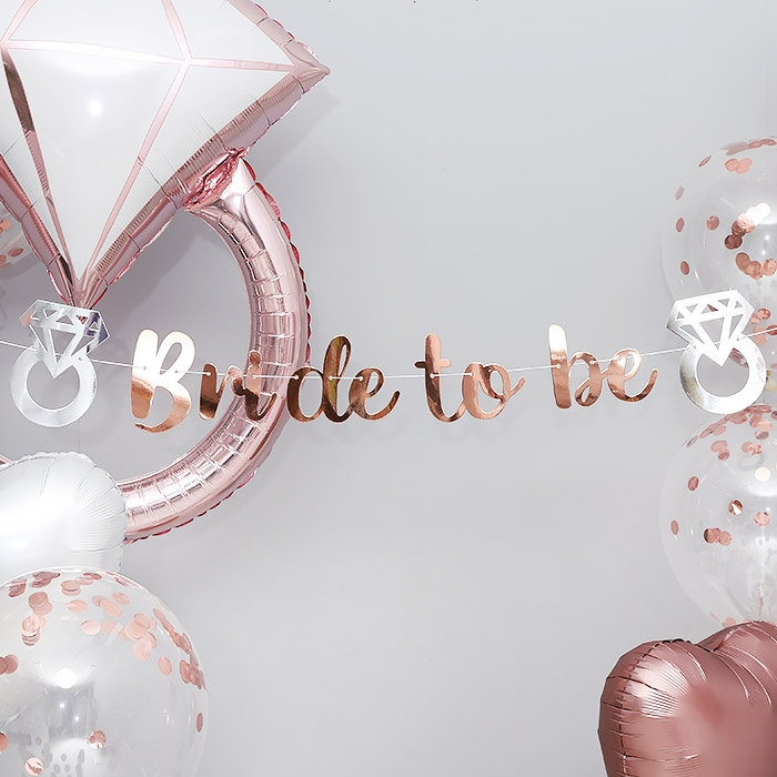 [조이파티] 캘리그래피가랜드 Bride to be 로즈골드