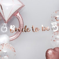 [조이파티] 캘리그래피가랜드 Bride to be 로즈골드