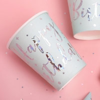 [조이파티] 생일파티컵 트윙클민트 6입