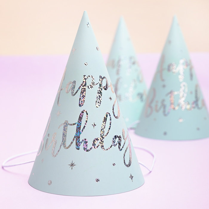 [조이파티] 생일파티고깔 트윙클민트 6입
