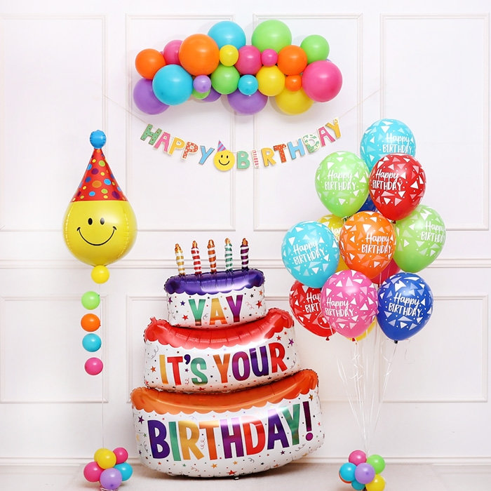 스마일파티햇 생일파티 장식세트