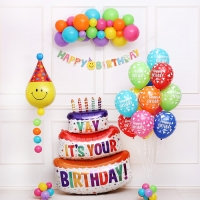 스마일파티햇 생일파티 장식세트