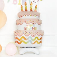 [GRABO] 스탠딩 에어벌룬 생일케익 [공기주입전용]