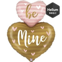 [GRABO] 은박헬륨 be mine 더블하트 42인치