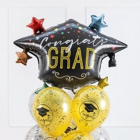 [GRABO] 은박헬륨 졸업스타학사모 40인치