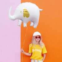 [파티데코] 은박 하얀코끼리