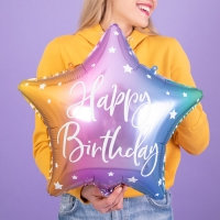 [파티데코] 은박 생일별 레인보우