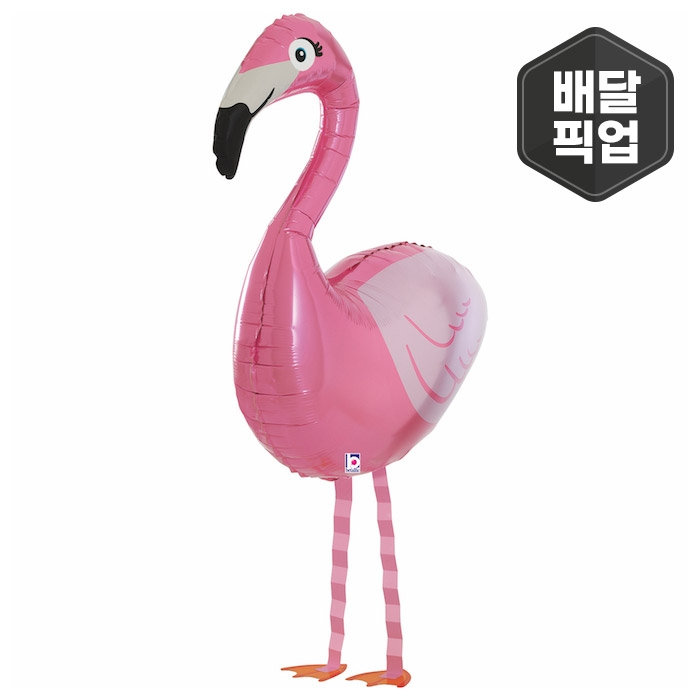[GRABO] 헬륨 워킹벌룬 플라밍고 [차량배달/매장픽업]