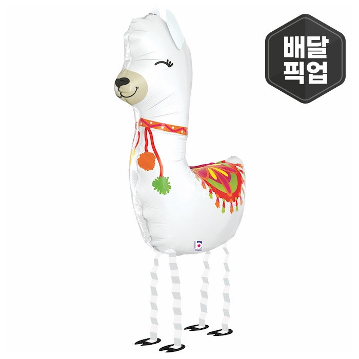 [GRABO] 헬륨 워킹벌룬 라마 [차량배달/매장픽업]