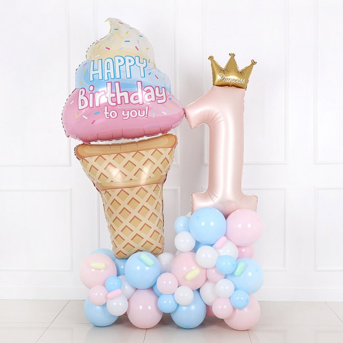 딜리버리 생일아이스크림 첫돌프린세스