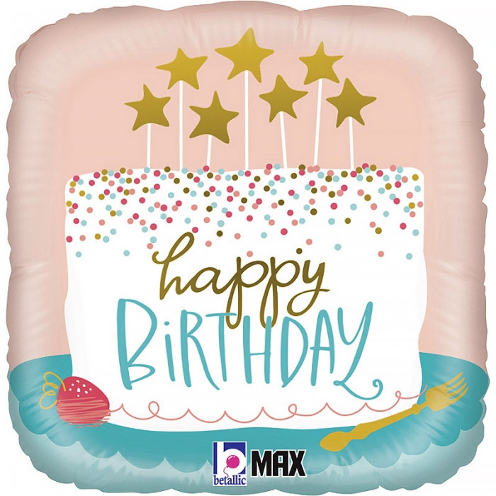 [GRABO] 은박 생일컨페티 사각 18인치