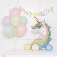 풍선스탠드 생일패키지 [마카롱 유니콘]