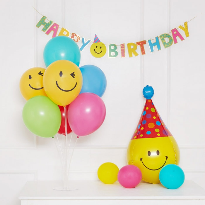 풍선스탠드 생일패키지 [스마일파티햇]
