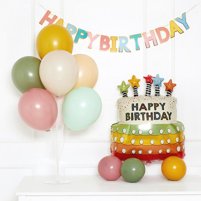 풍선스탠드 생일패키지 [스타생일케익]
