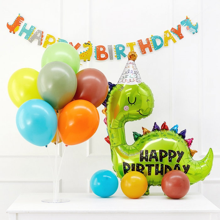 풍선스탠드 생일패키지 [다이노]