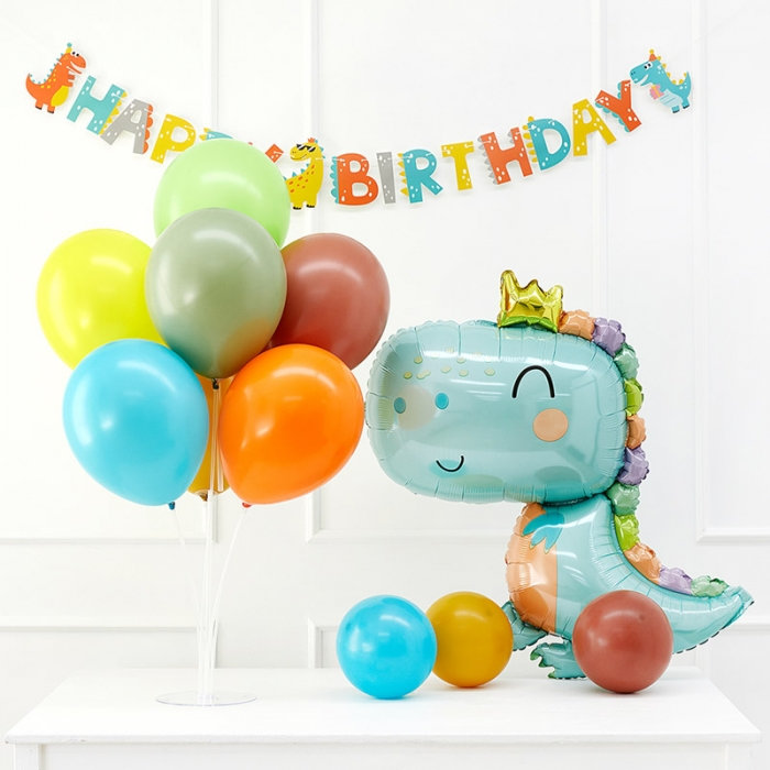 풍선스탠드 생일패키지 [베이비사우루스]