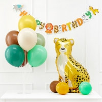 풍선스탠드 생일패키지 [정글치타]