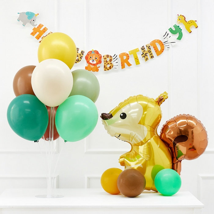 풍선스탠드 생일패키지 [아기다람쥐]