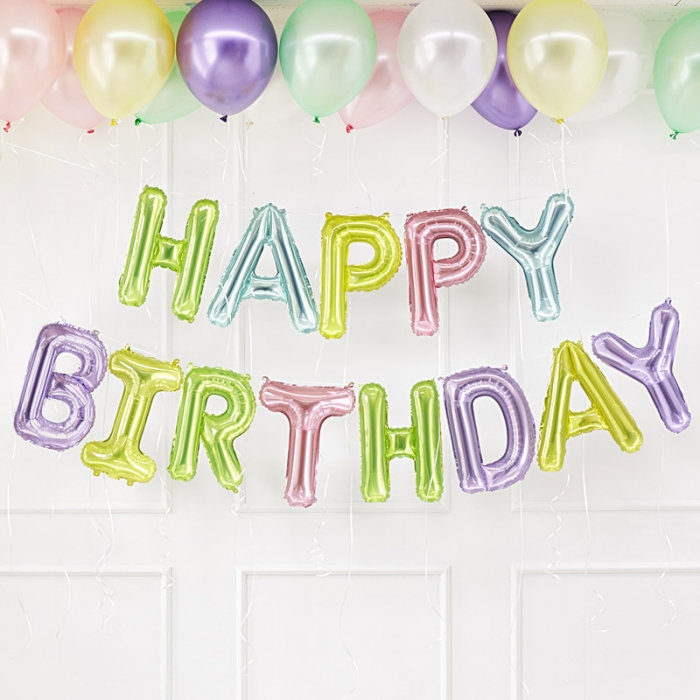 은박풍선세트 HAPPY BIRTHDAY [젤리]